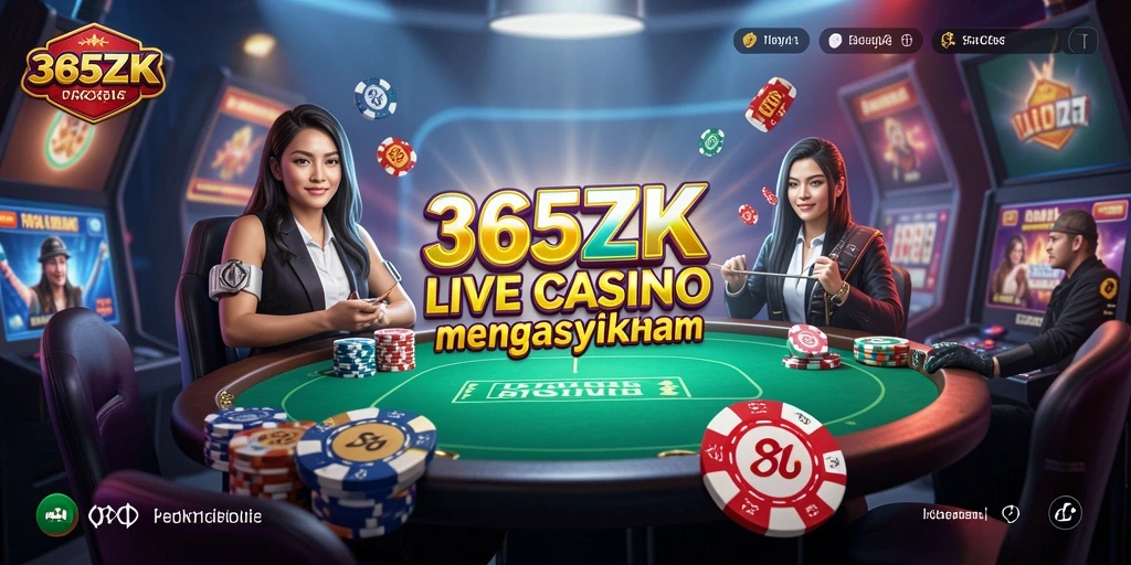 Pengalaman live dealer yang mendebarkan di 365ZK.