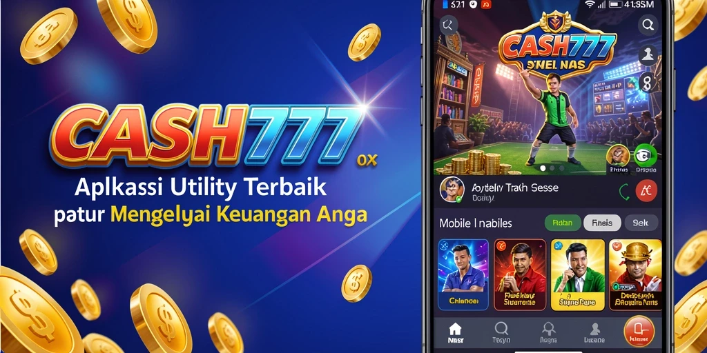 Tampilan utama aplikasi CASH777 yang memudahkan pengelolaan keuangan.