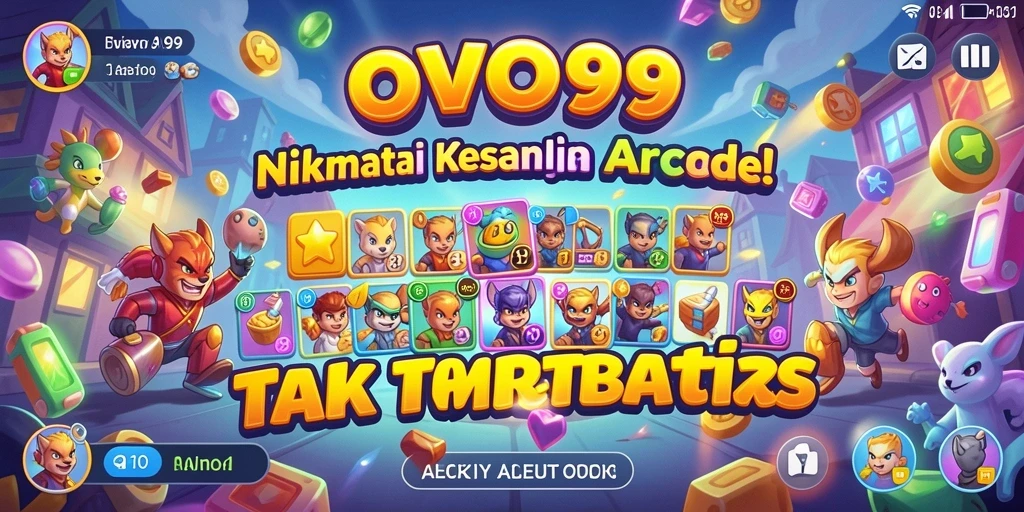 Screenshot gameplay OVO99 menampilkan aksi seru dan grafis menawan.